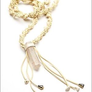 Free People Crystal Mountain pendant